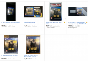A way out Prix sur Ebay